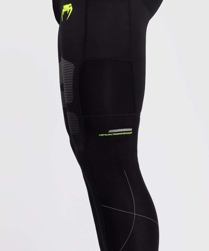 Venum Venum Training Camp 4.0 Sportlegging Spats Zwart Neon Groen