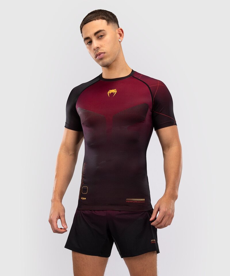 Venum Venum Tactical XT Rash Guard Zwart Bordeaux Goud