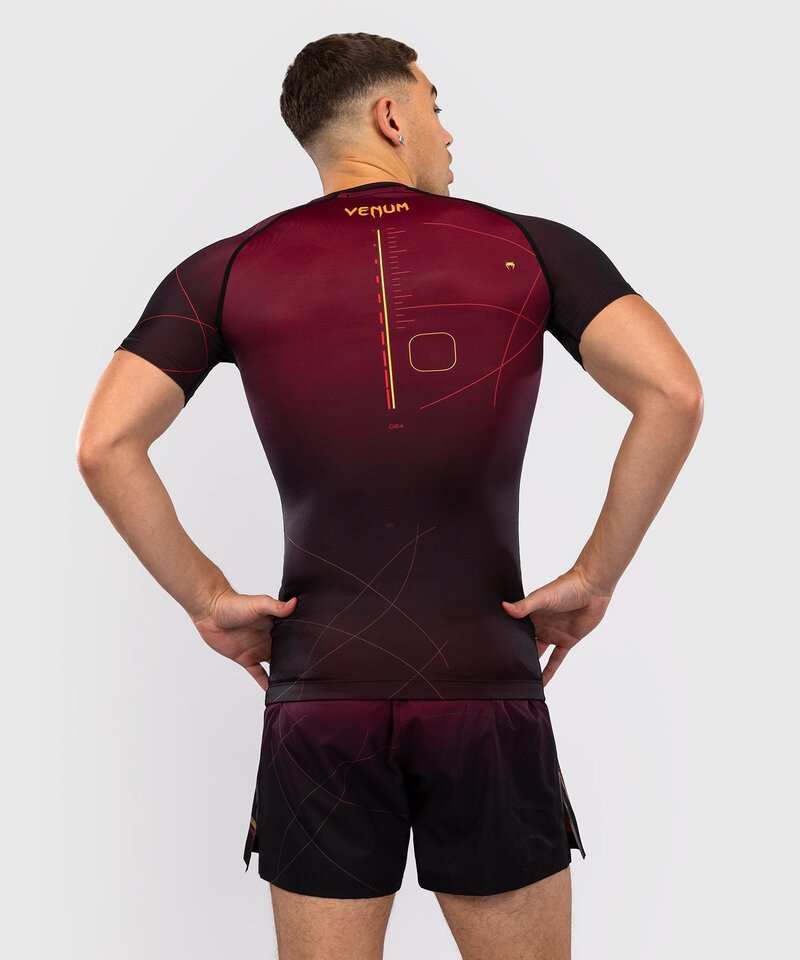 Venum Venum Tactical XT Rash Guard Zwart Bordeaux Goud