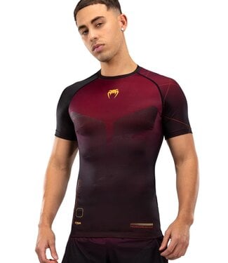Venum Venum Tactical XT Rash Guard Burgundy Black Gold