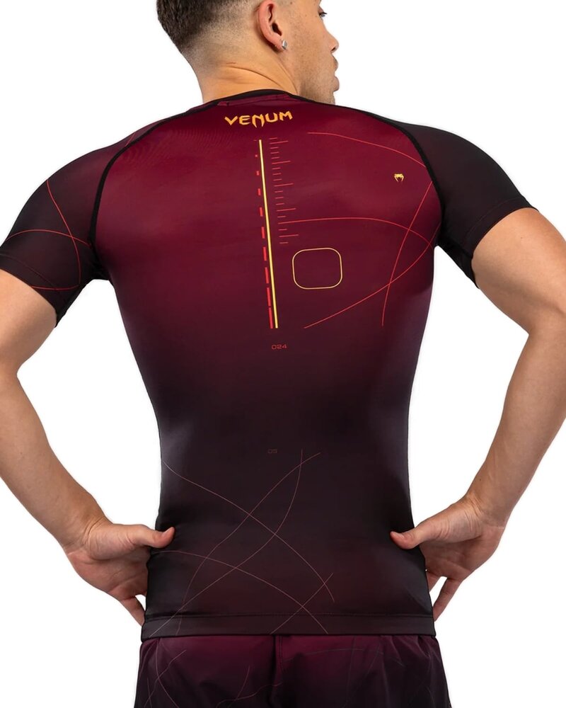 Venum Venum Tactical XT Rash Guard Zwart Bordeaux Goud