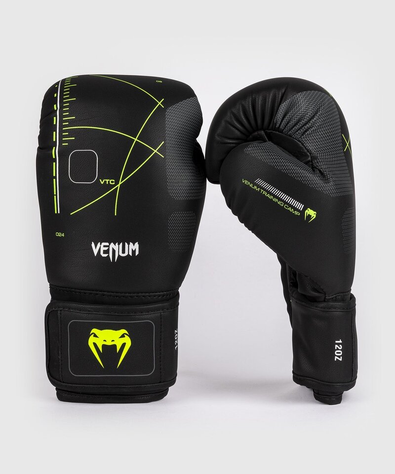 Venum Venum Training Camp 4.0 Boxing Gloves Black Neo Green