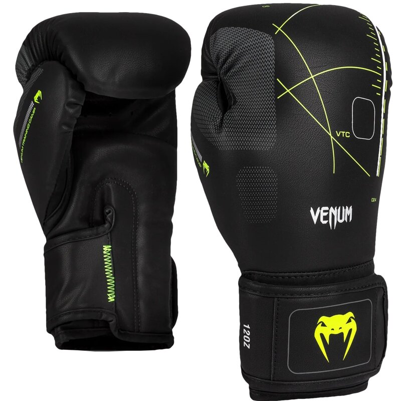 Venum Venum Training Camp 4.0 Boxing Gloves Black Neo Green