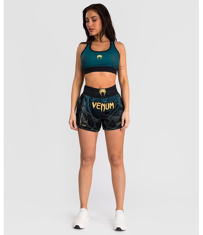 Venum Tactical XT Muay Thai Shorts Zwart Bosgroen