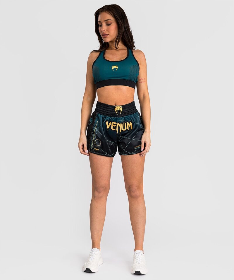 Venum Venum Tactical XT Muay Thai Shorts Schwarzwaldgrün
