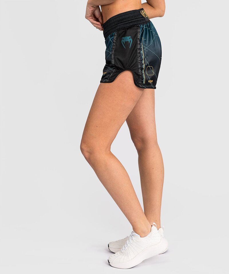 Venum Venum Tactical XT Muay Thai Shorts Schwarzwaldgrün