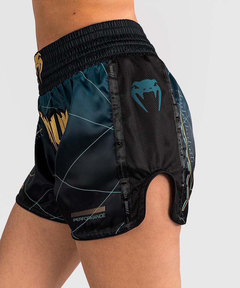 Venum Venum Tactical XT Muay Thai Shorts Schwarzwaldgrün