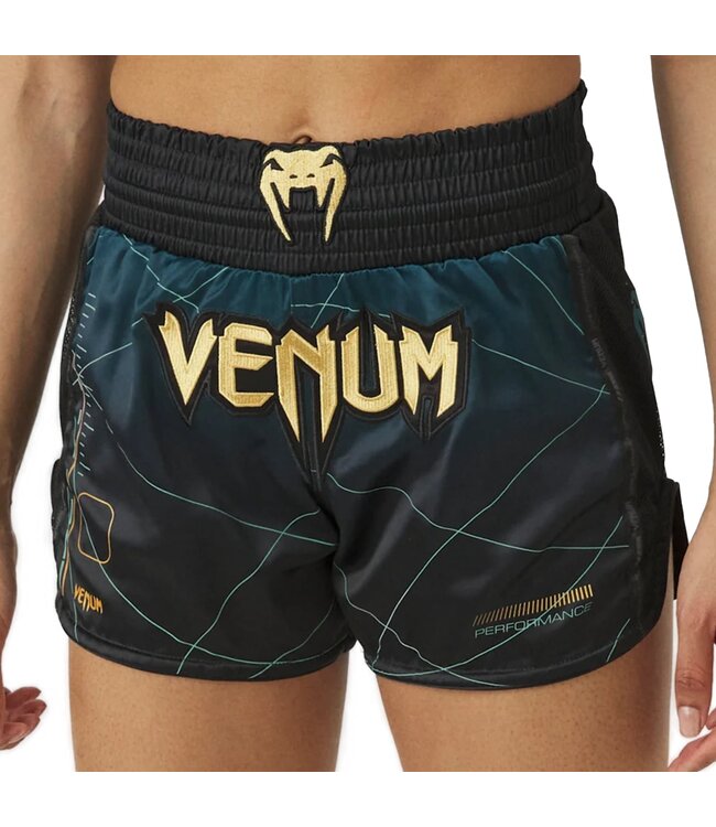Venum Tactical XT Muay Thai Shorts Zwart Bosgroen