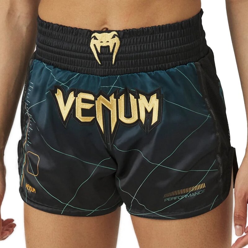 Venum Venum Tactical XT Muay Thai Shorts Schwarzwaldgrün