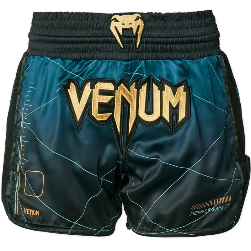 Venum Venum Tactical XT Muay Thai Shorts Schwarzwaldgrün