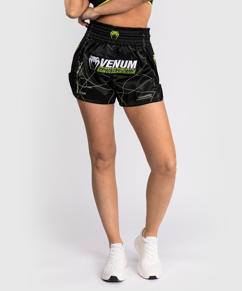 Venum Venum Training Camp 4.0 Dames Muay Thai Short Zwart Neon Groen
