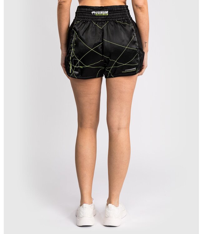 Venum Training Camp 4.0 Dames Muay Thai Short Zwart Neon Groen