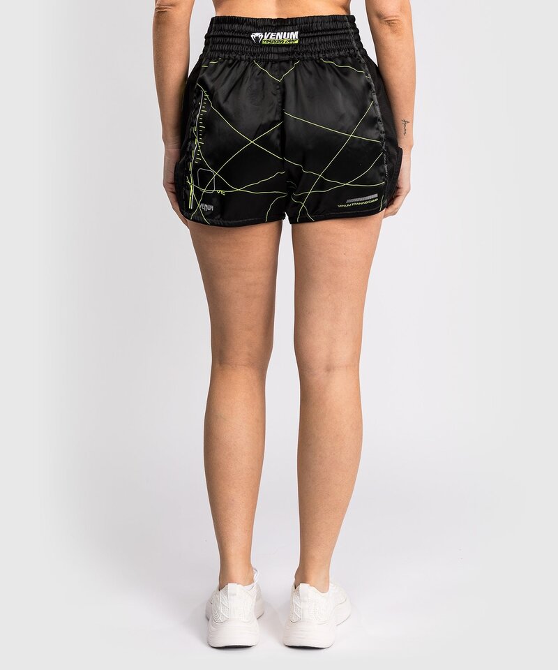 Venum Venum Training Camp 4.0 Dames Muay Thai Short Zwart Neon Groen