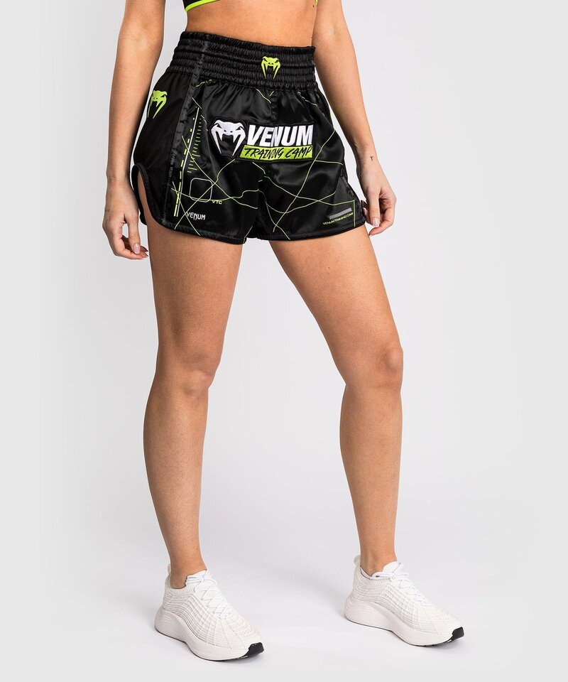Venum Venum Training Camp 4.0 Dames Muay Thai Short Zwart Neon Groen