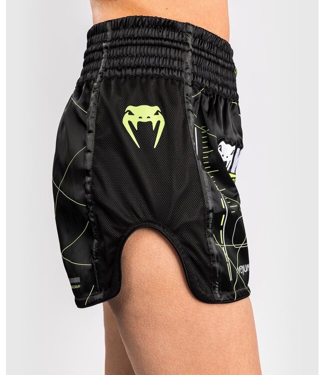 Venum Training Camp 4.0 Dames Muay Thai Short Zwart Neon Groen