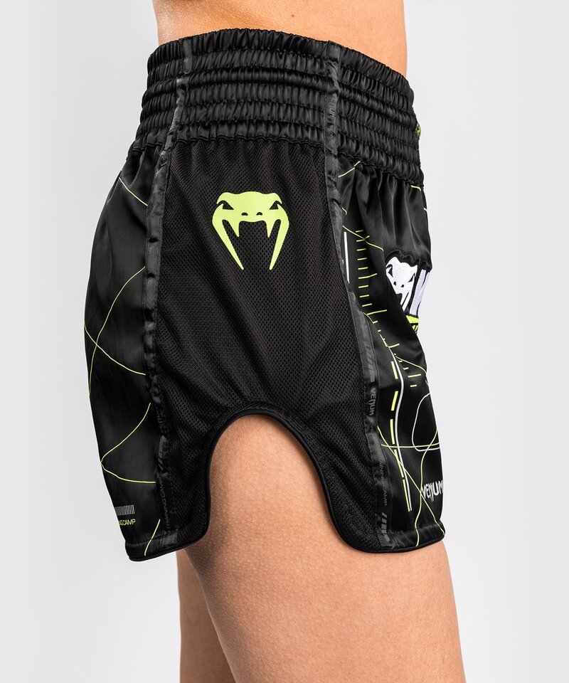 Venum Venum Training Camp 4.0 Dames Muay Thai Short Zwart Neon Groen