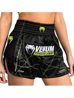 Venum Venum Training Camp 4.0 Dames Muay Thai Short Zwart Neon Groen