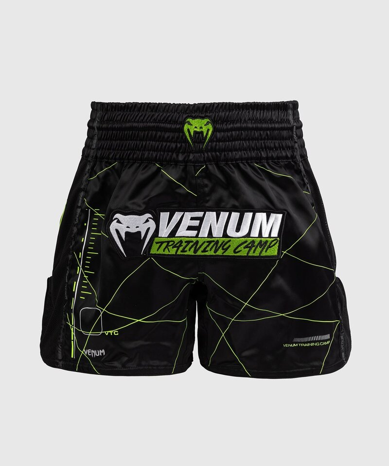 Venum Venum Training Camp 4.0 Muay Thai Short Black Neo Green