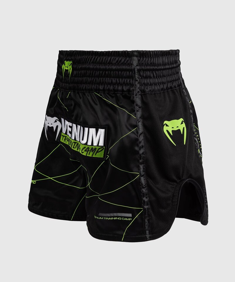 Venum Venum Training Camp 4.0 Muay Thai Short Black Neo Green