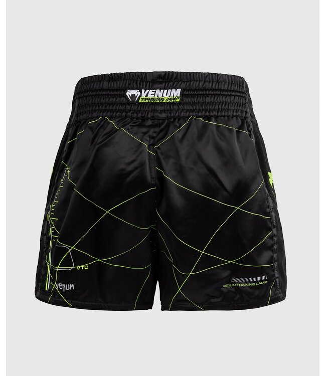 Venum Training Camp 4.0 Muay Thai Short Black Neo Green