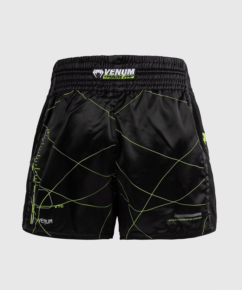 Venum Venum Training Camp 4.0 Muay Thai Short Black Neo Green