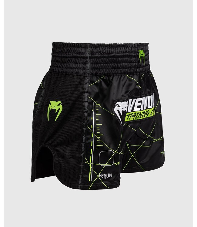 Venum Training Camp 4.0 Muay Thai Short Zwart Neo Groen