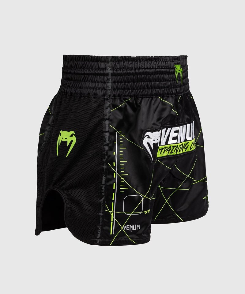 Venum Venum Training Camp 4.0 Muay Thai Short Black Neo Green