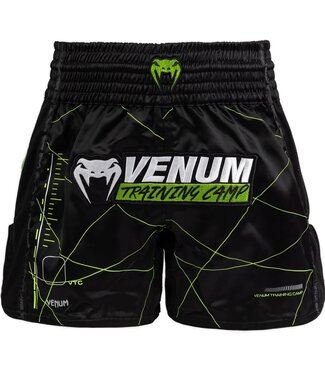 Venum Venum Training Camp 4.0 Muay Thai Short Black Neo Green