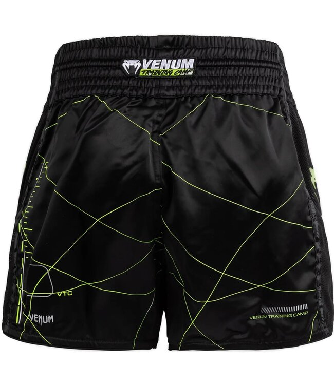Venum Training Camp 4.0 Muay Thai Short Black Neo Green