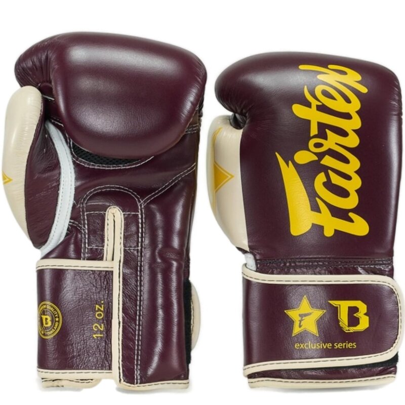 Fairtex Fairtex x Booster Bokshandschoenen FXB BG V2 Bruin Creme Geel