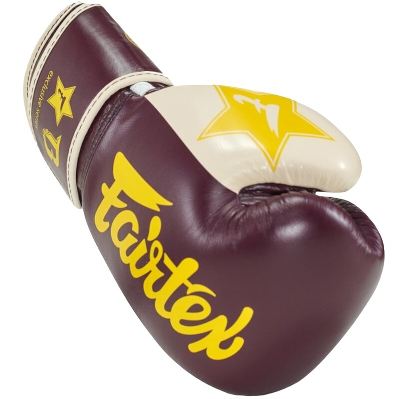 Fairtex Fairtex x Booster Bokshandschoenen FXB BG V2 Bruin Creme Geel
