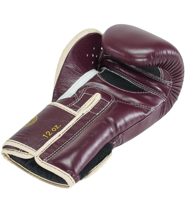 Fairtex x Booster FXB Bokshandschoenen Bruin/Créme/Geel - Muay Thai & Kickboksen