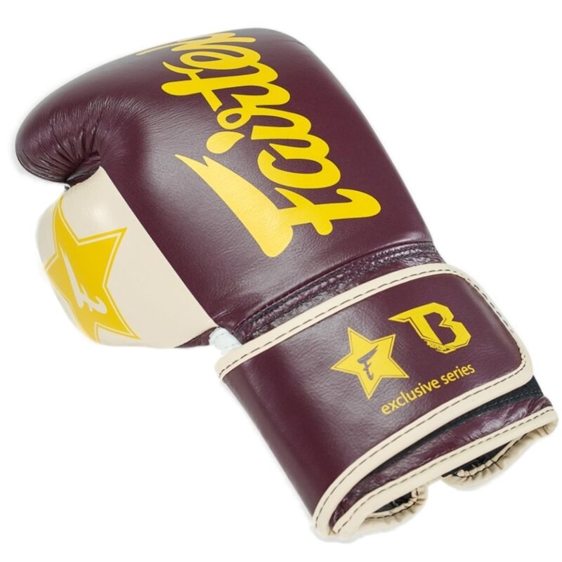 Fairtex Fairtex x Booster Bokshandschoenen FXB BG V2 Bruin Creme Geel