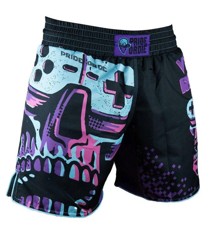 PRiDEorDiE Fight Short Violent Reality Zwart