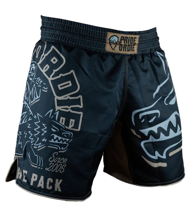PRiDEorDiE Fight Short Leading the Pack Zwart