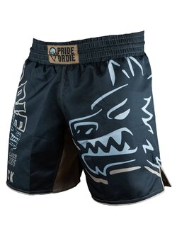 Pride or Die PRiDEorDiE Fight Short Leading the Pack Zwart
