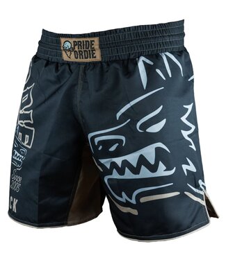 Pride or Die PRIDEorDiE Fight Short Leading the Pack Black