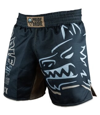 PRiDEorDiE PRIDEorDiE Fightshorts Leading the Pack Schwarz