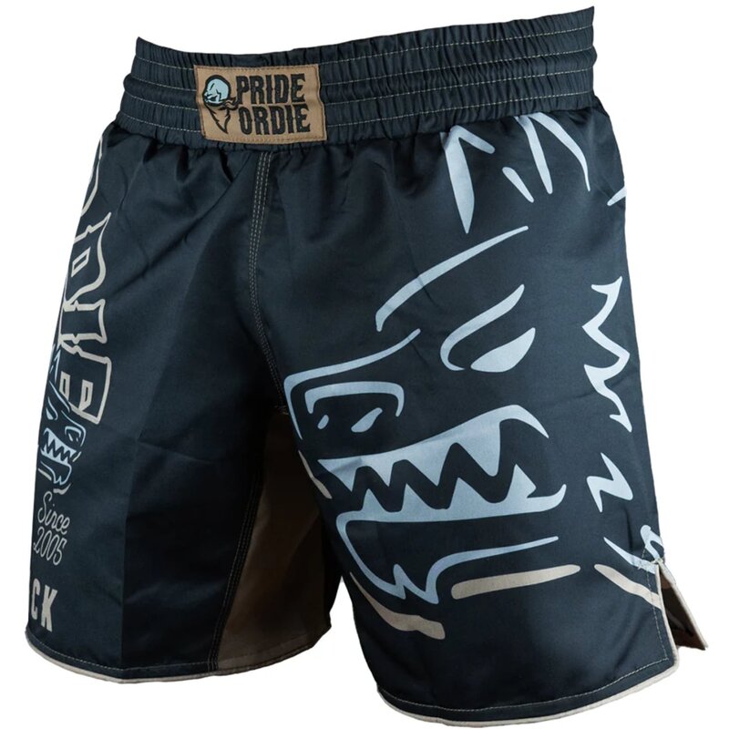 Pride or Die PRiDEorDiE Fight Short Leading the Pack Zwart