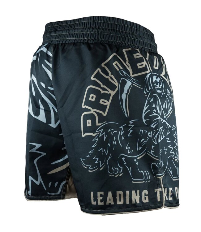 PRIDEorDiE Fightshorts Leading the Pack Schwarz