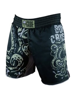 Pride or Die PRIDEorDiE Fight Short Bone Crusher V.2 Black
