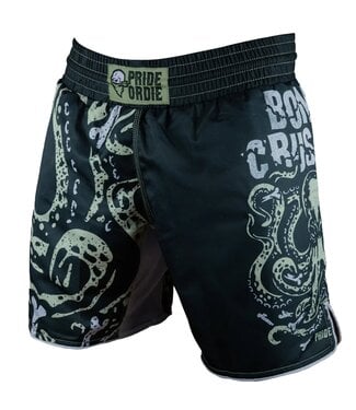 PRiDEorDiE PRiDEorDiE Fight Shorts Bone Crusher V.2 Zwart