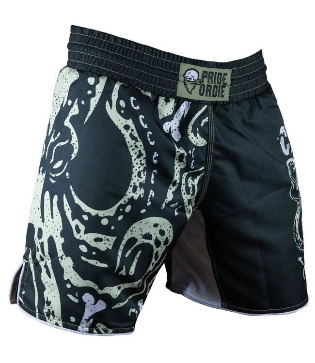 PRIDEorDiE Fight Short Bone Crusher V.2 Schwarz