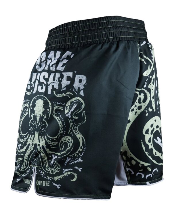PRiDEorDiE Fight Short Bone Crusher V.2 Zwart