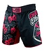 PRiDEorDiE PRiDEorDiE Fightshorts Cherry Choke Black Red