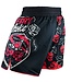 PRiDEorDiE Fightshorts Cherry Choke Zwart