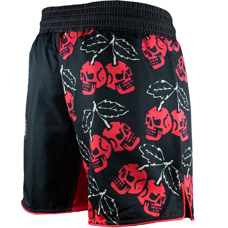Pride or Die PRiDEorDiE Fightshorts Cherry Choke Zwart