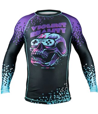 Pride or Die PRIDEorDiE Rash Guard Violent Reality Long Sleeves Black Pride or Die PRIDEorDiE Rash Guard Violent Reality Long Sleeves Black