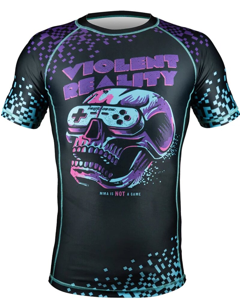 Pride or Die PRiDEorDiE Rash Guard Violent Reality Black