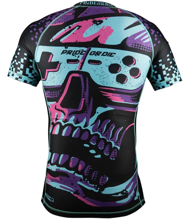 PRiDEorDiE Rash Guard Violent Reality Black